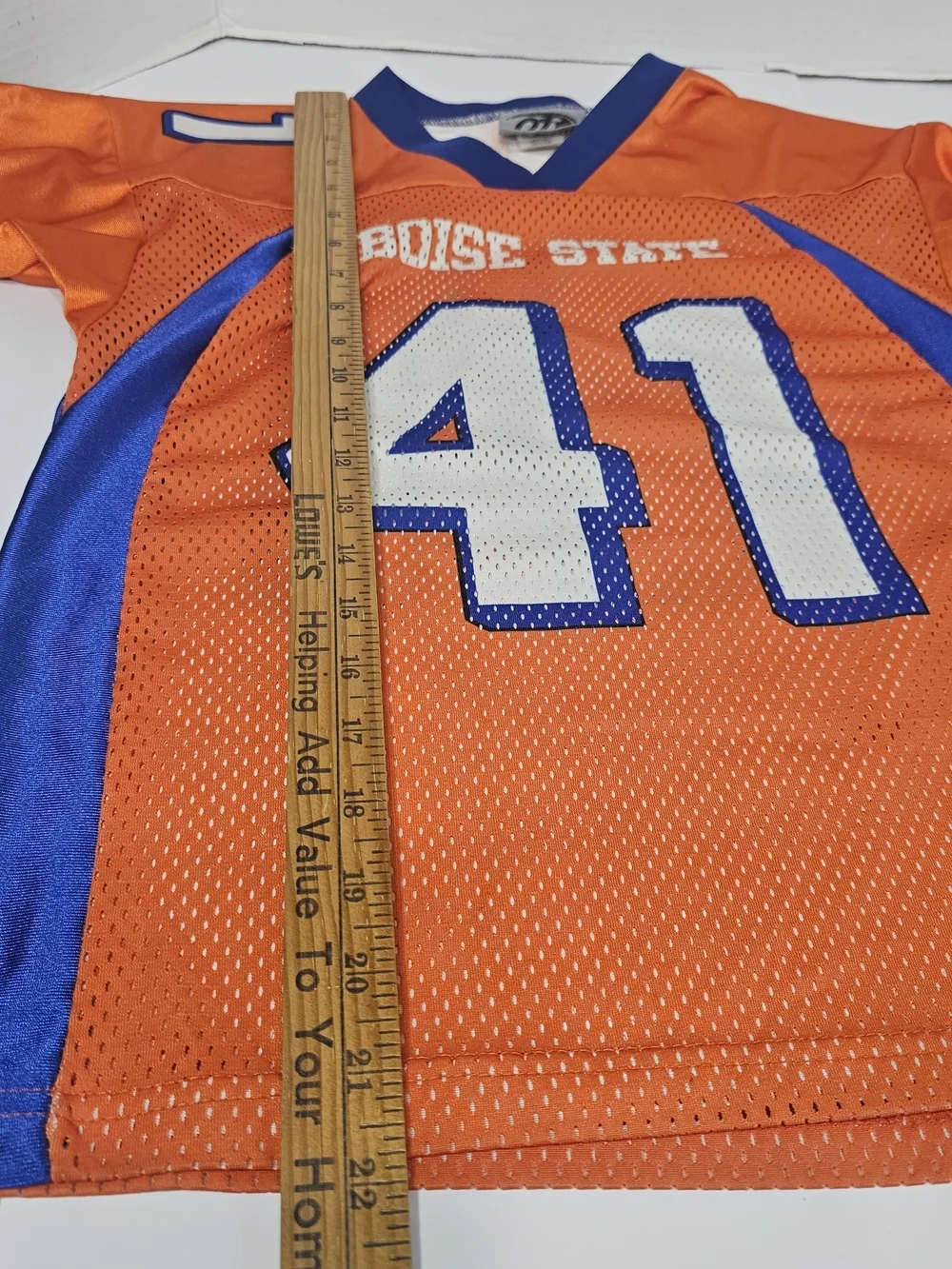Vintage Boise State Broncos Football Jersey Youth Medium 41 OT Sports Orange USA